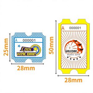 Boleto de Lotería para Consola de Juegos, Boleto Completo o por Mitades, para Parque de Atracciones, Recinto de Juegos o Ciudad de Juegos, Puntos Canjeados por Regalo o Premio - Product Image 1