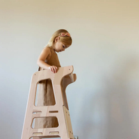Tour d'aide à l'apprentissage en bois enfant en bas âge tabouret de sécurité pour enfants tour d'apprentissage tour d'aide de cuisine Montessori jouets éducatifs