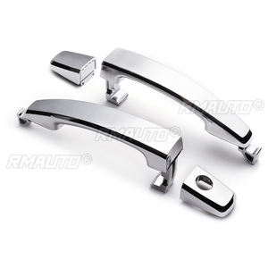 Cubiertas de Manijas Exteriores de Puerta Cromadas ABS para Chevrolet Captiva Sport/Aveo/Saturn, 1/2/4 Piezas, Delantera Izquierda con Orificio para Llave, Delantera Derecha/Trasera - Product Image 4