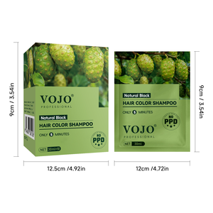 Shampoo colorant pour <span class=keywords><strong>cheveux</strong></span> en sachet de 30 ml * 10, marque privée OEM, fruit de noni, sans ammoniaque, sans PPD, pour une couverture 100% des <span class=keywords><strong>cheveux</strong></span> gris - Product Image 5