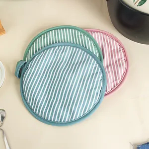 Oven Mitt dan Pot Holder Set Bbq Mitt dengan Permukaan Anti Selip untuk Memasak Memanggang Dapur Yang Aman