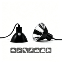 Lampe chauffante écologique pour reptiles, support de lampe à dôme réfléchissant pour tortue, lézard, mini dôme en aluminium G9/G10
