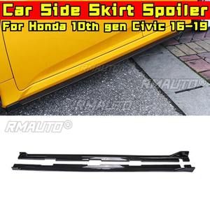 Extensión de alerón lateral para coche, difusor protector, faldón para Honda Civic 10ª generación 2016-2019, divisor de faldón lateral, accesorios para coche - Product Image 5