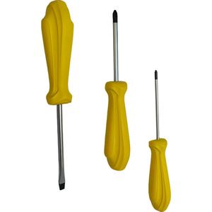 Gelber Kunststoffgriff Kreuzschlitz Industriequalität Professioneller Mehrzweck Hochwertiger Schraubendreher - Product Image 3