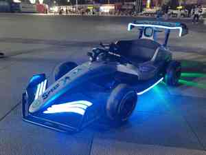 <span class=keywords><strong>Go</strong></span>-<span class=keywords><strong>Kart</strong></span> Elettrico per Bambini con Luci e Musica, <span class=keywords><strong>Kart</strong></span> da Drift di Grandi Dimensioni <span class=keywords><strong>a</strong></span> <span class=keywords><strong>Batteria</strong></span> per Bambini - Product Image 5