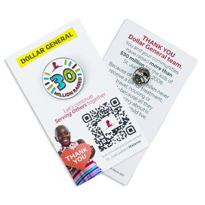 Pins Personalizados <span class=keywords><strong>DIY</strong></span>, Distintivo de Esmalte para Chapéu Hijab, Cartão de Apoio, Broche de Metal com Logotipo Personalizado para Roupas - Product Image 2