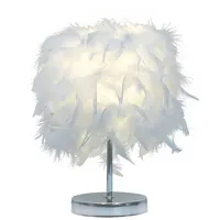 Best-selling Gift Lamp European Bedroom Feather Lamp Feather Bed Nigh Table Lamp