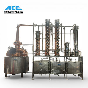 Alambique de Cobre Ace 300L para Destilación de Brandy, Columna de Destilación, Calentamiento Eléctrico, Baño María - Product Image 1