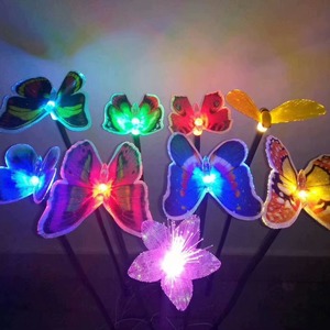 LED Outdoor Bird Lights Plastic Decorative Garden <b>Lamp</b> DC 12V <b>Remote</b> <b>Control</b> Semi Flush Mount - Product Image 3