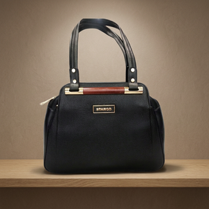 Bolsos de Mano Plegables y Portátiles de Cuero Genuino para Mujer, Ligeros, con Cierre, Impermeables, 3L+ Gran Capacidad, Correa Extraíble - Product Image 1