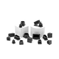 Bouchons de finition carrés filetés toutes tailles pour meubles, protection de sol, embouts de tube, bouchons pour meubles, tables, chaises, etc.