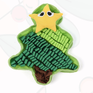 Alfombra Olfativa para Perros de la Serie Navideña OEM, Alfombra de Entrenamiento para Perros, Juguete Interactivo para Perros, Alfombra Olfativa de Alimentación Lenta para Perros - Product Image 1