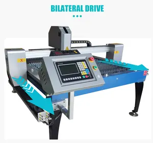 CNC metal cutting machinery Plasma Cutter Table For Workshop