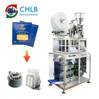 Machine d'emballage automatique de sachets de café pour le remplissage de sachets filtres à oreilles suspendues, idéale pour les torréfacteurs de café et les produits en marque blanche