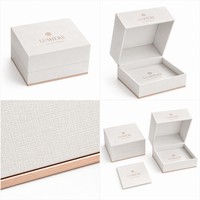 Boîte rigide en carton à charnière personnalisée avec logo en feuille d'or pour l'emballage de parfums de luxe et les cadeaux cosmétiques haut de gamme