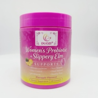 DUOZI Gummies Probiotiques pour Femmes à l'Orme Rouge avec XOS – Compléments Probiotiques Féminins pour la Santé Vaginale