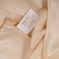 Taie d'oreiller 100% soie tissée, anti-rides, personnalisable, certifiée Oeko-Tex, ignifuge, pour usage domestique et hospitalier, motif végétal