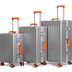 Luxe Unisexe PC Aluminium Large Chariot Valises Double Silencieux Spinner Roulettes Léger Durable Conception À La Mode - Product Image 2