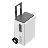 Système de stockage d'énergie solaire domestique 5,12 kWh, station d'alimentation portable 5000 W, batterie LiFePO4, onduleur à onde sinusoïdale pure, alimentation réseau UPS