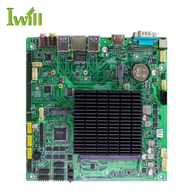 Single DDR4 6 COM DC M.2 KEY-M WiFi BT Industrial Board Fanless Mini ITX Motherboard Intel N5095 2.0GHz Chipset SATA Integrated