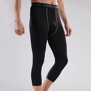 Pantalon de compression 3/4 pour homme, sous-vêtement de sport, legging de course, <span class=keywords><strong>collant</strong></span> de sport - Product Image 5