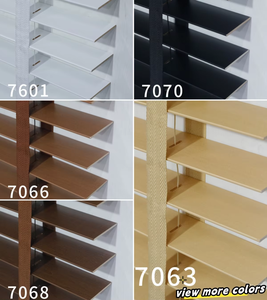 خشب مخصص ، شرائح ، مادة خام من الستائر ، شفرة ملونة من الملحقات العمياء - Product Image 5