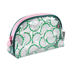 Fabrication OEM ODM SEDEX, sac de voyage transparent personnalisé, sac à cosmétiques en PVC givré avec logo, trousse de toilette transparente - Product Image 2