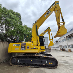 รถขุดตีนตะขาบมือสอง Komatsu PC220-8 PC200 PC240 PC300 PC350 ขนาด 22 ตัน พร้อมปั๊มเครื่องยนต์และเกียร์ไฮดรอลิก Nabtesco ผ่านการตรวจสอบแล้ว - Product Image 2