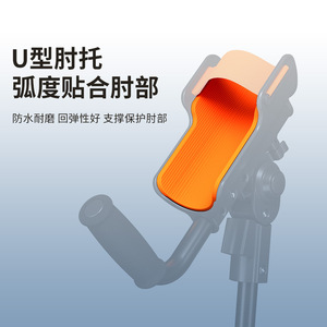 Béquilles médicales en alliage d'aluminium pliables et réglables en hauteur pour la récupération après fracture YC852A1, paquet individuel - Product Image 4