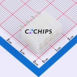 HC-5557-4.2-2x4A Wire-to-Board Pin Header Through hole Component THT,P=4.2mm Connector 2x4P 4.2mm Through Hole Mini-Fit MX 4.2 - Product Image 1