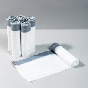 Drawstring Garbage <b>Bags</b> Thickened <b>Large</b> White <b>Plastic</b> <b>Bags</b> For Household Kitchen Dormitory Use - Product Image 1