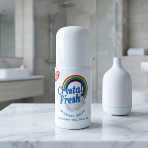 CRYSTAL FRESH 60ml Déodorant Liquide Minéral Roll-On RN-P060 Certifié ISO9001&ISO22716 OTOP Unisexe - Product Image 1