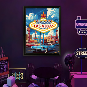 Enseigne néon personnalisable, art mural, peinture UV, décoration sur toile, illustrations halo lumineuses, idéal pour la décoration intérieure gothique et <span class=keywords><strong>pop</strong></span> - Product Image 4