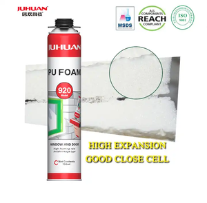 JUHUAN 750ml 500ml costruzione <span class=keywords><strong>Spray</strong></span> schiuma di poliuretano espanso espanso espanso isolante per la lavorazione del legno