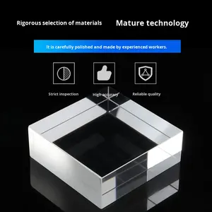 직각 프리즘 고정밀 광학 기기 광 투과 99.5% 각도 공차 ± 0.3 아크 두 번째 어닐링 BK7 - Product Image 4