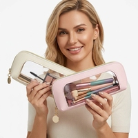 Sac à pinceaux de maquillage portable, porte-pinceaux de maquillage, voyage