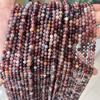Perles en pierre naturelle facettées de 2 mm, 3 mm, 4 mm, perles en cristal, pierres précieuses multicolores, spinelle, perles en vrac pour la fabrication de bijoux