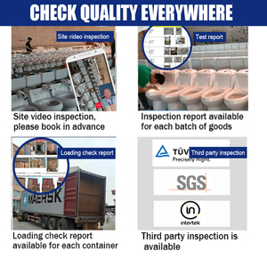 Inodoro de Cerámica de Dos Piezas, Montado en el Suelo, Económico, para Baño, con Descarga de Agua, Sanitario, 2 Piezas - Product Image 5