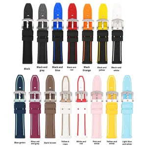 Correas de <span class=keywords><strong>Reloj</strong></span> <span class=keywords><strong>Inteligente</strong></span> Deportivas de Silicona Ajustables de 20/22/24/26 mm con Liberación Rápida - Product Image 1