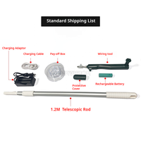 FIBERVISION ICGG-03 Pistolet à colle pour câbles invisibles 0,9 mm et 1,2 mm Réseaux Wi-Fi à fibre optique pour l'installation FTTx et GPRS