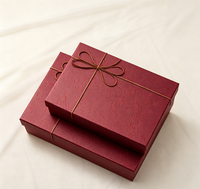 Boîte cadeau en papier de luxe avec fermeture magnétique, matériaux recyclés, doublure en éponge noire, logo personnalisé, boîte rigide pour cadeaux, bijoux, cosmétiques