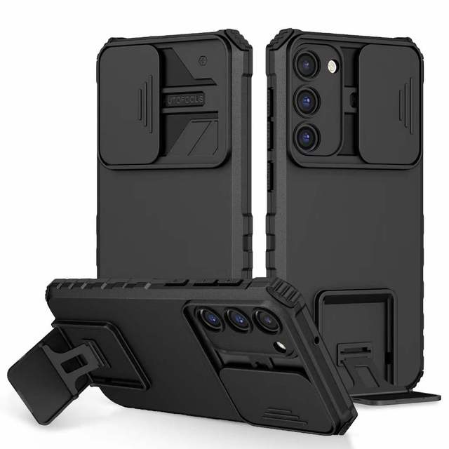 2023 New Bracelet Phone case for Samsung A35 S23FE S23 Ultra Shockproof with Sliding Camera Holder Forros