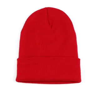 Ricamo invernale Womans Logo cappelli invernali personalizzati di alta qualità berretto lavorato a maglia berretti sportivi immagine personalizzata per adulti cappello Unisex