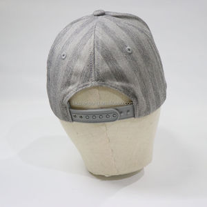 Gorra de Béisbol Deportiva con Letras y Parche de Cuero PU con Tela a Rayas y Logotipo Personalizado ZZB, Gorra Estructurada con Cierre a Presión para Deportes y Viajes, Unisex - Product Image 4