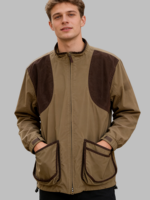 Veste unisexe en nylon Ripstop imperméable, coupe-vent, respirante, col montant, fermeture éclair, pour la randonnée, le tir et les activités de plein air