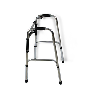 Déambulateur pliant en alliage d'aluminium antidérapant pour personnes âgées, rééducation en extérieur - Product Image 5