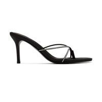 Nouvelles Sandales Femme 2026 à Talon de 8,5 cm avec Brides Croisées et Diamants Scintillants – Idéales pour l'Été et la Plage