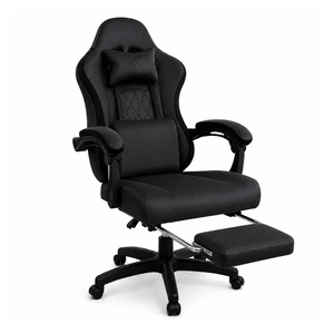 Chaise de <span class=keywords><strong>Gamer</strong></span> en Cuir PU Réglable, Pivotante, avec Repose-Pieds, Siège Ergonomique <span class=keywords><strong>Fauteuil</strong></span> Inclinable pour Adultes – Vente Directe Usine - Product Image 3