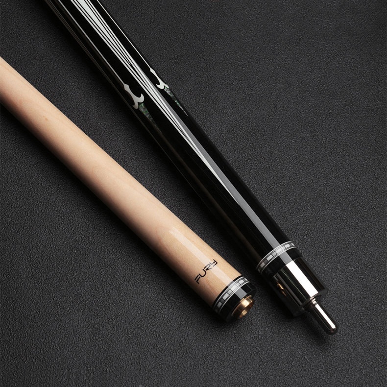 Fury Full Maple Wood Billiard Pool 2 Pieces Cue 58