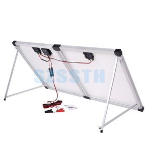 Kit solaire pliable monocristallin en verre 100W 200W 250W 300W 100 Watt 12V portable - Product Image 3